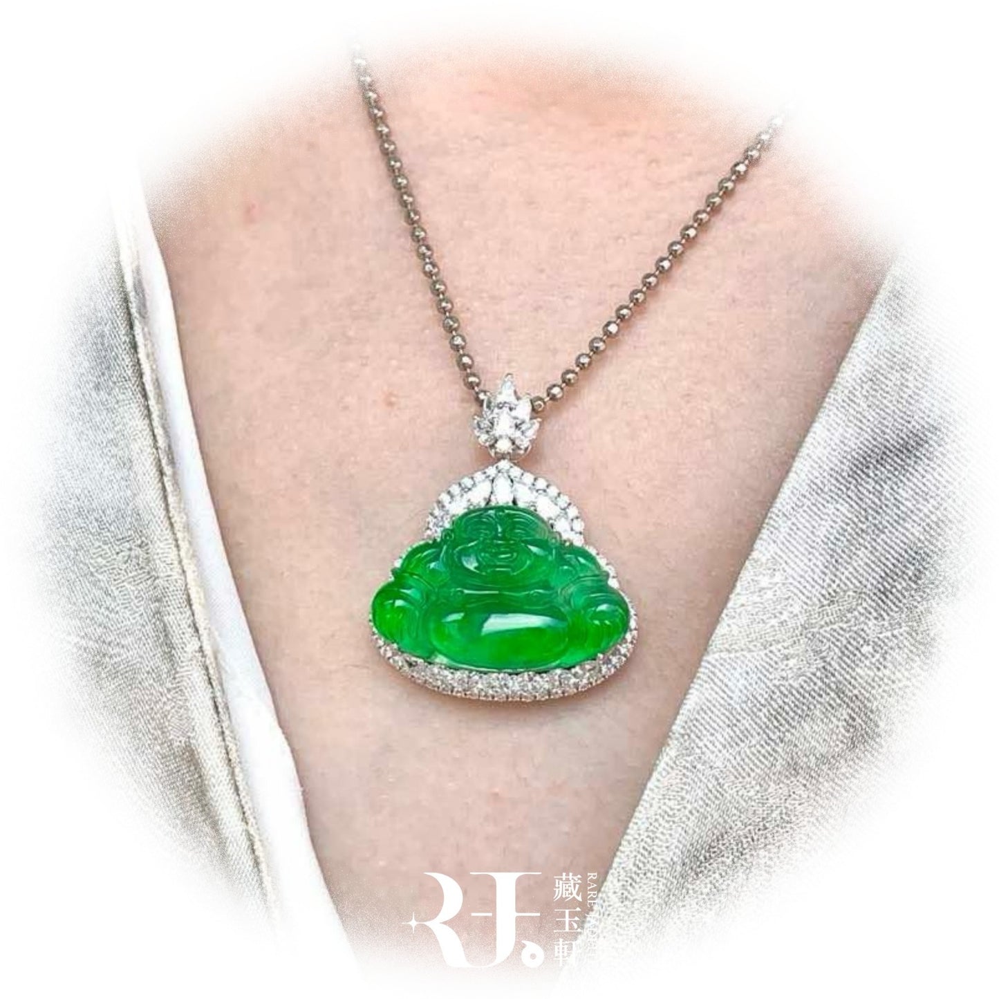 冰陽綠佛公吊墜