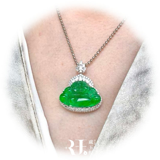 冰陽綠佛公吊墜
