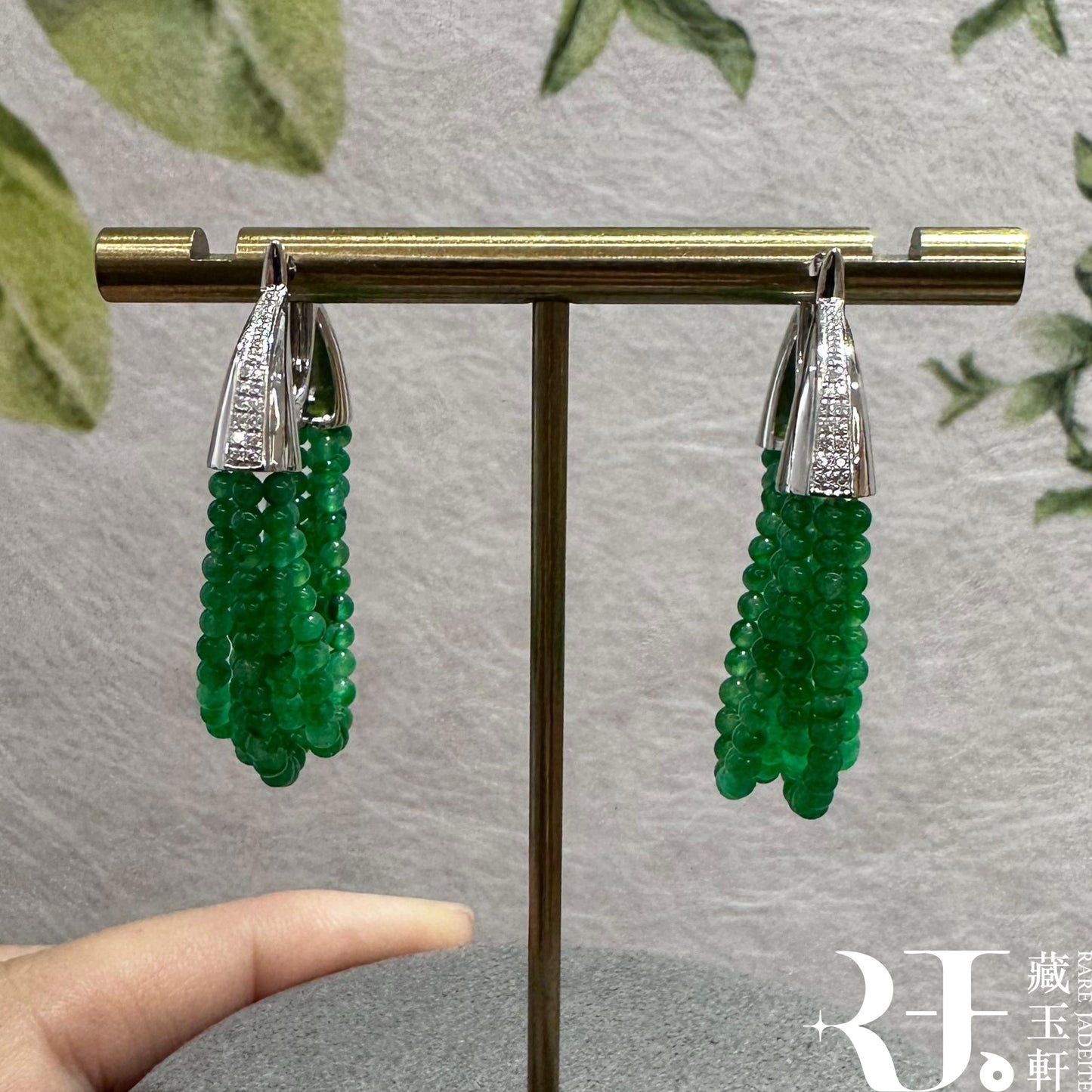 小米辣環狀耳環