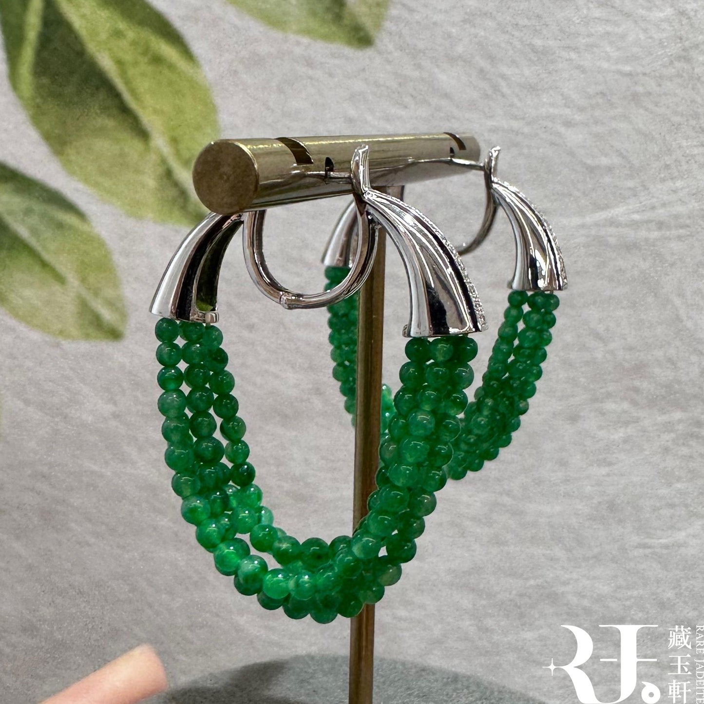 小米辣環狀耳環