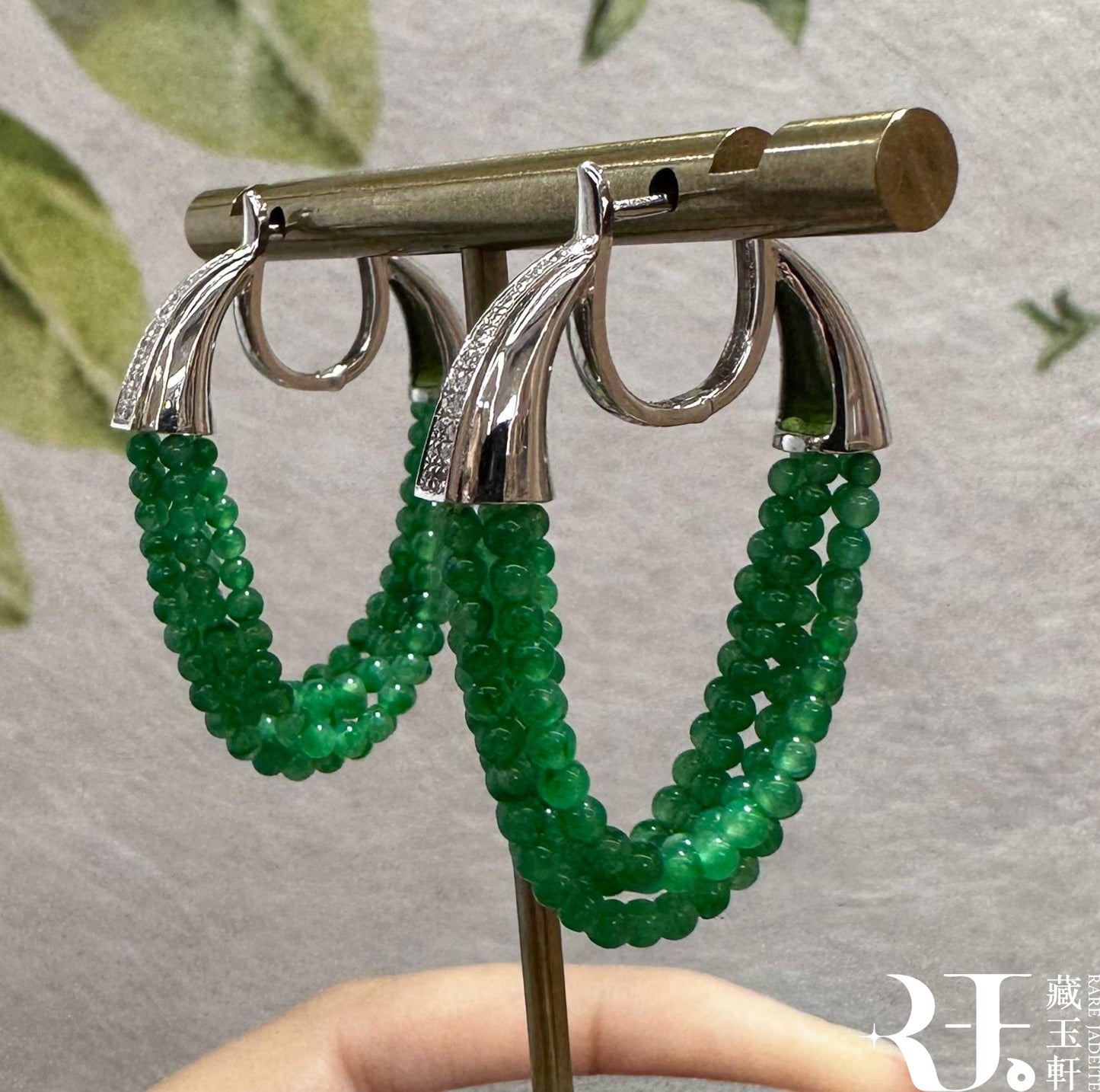 小米辣環狀耳環