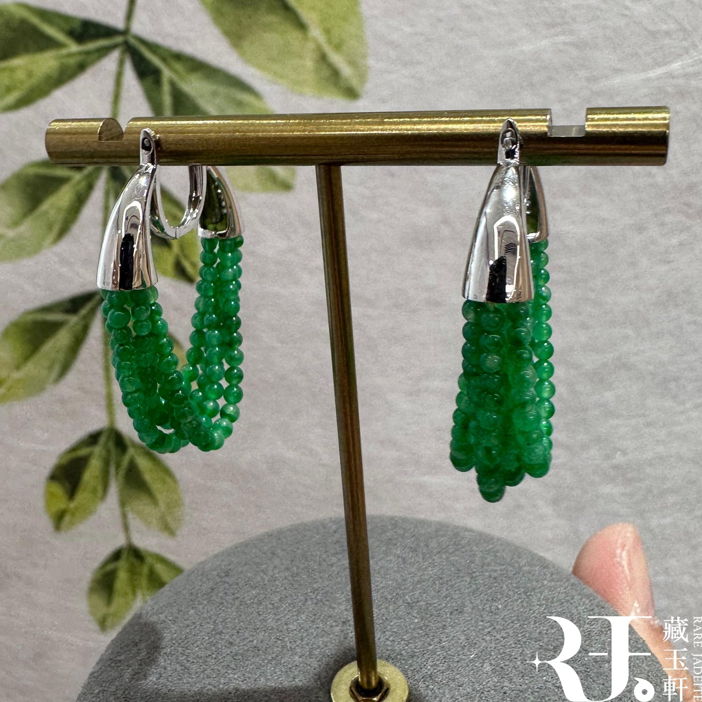 小米辣環狀耳環