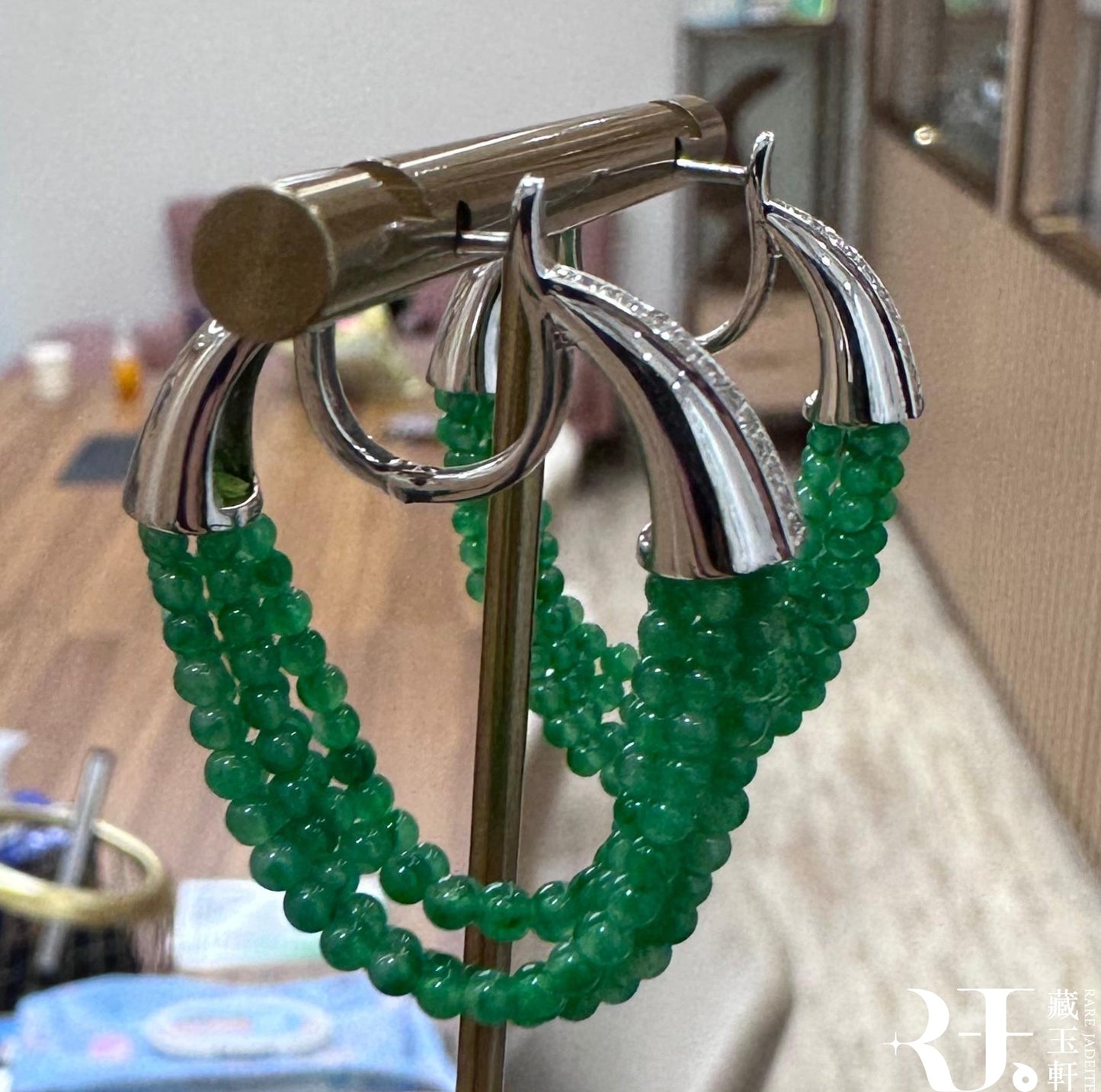 小米辣環狀耳環