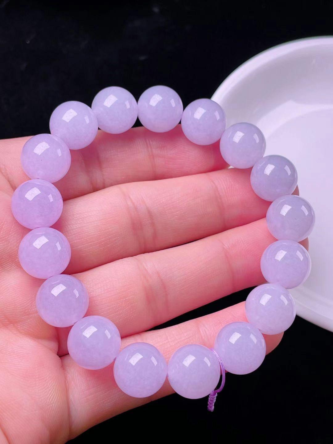 紫羅蘭翡翠手串