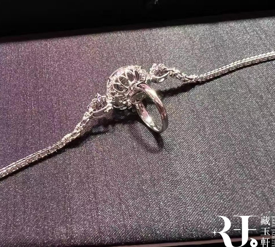 玻璃種平安扣手鍊兩用款