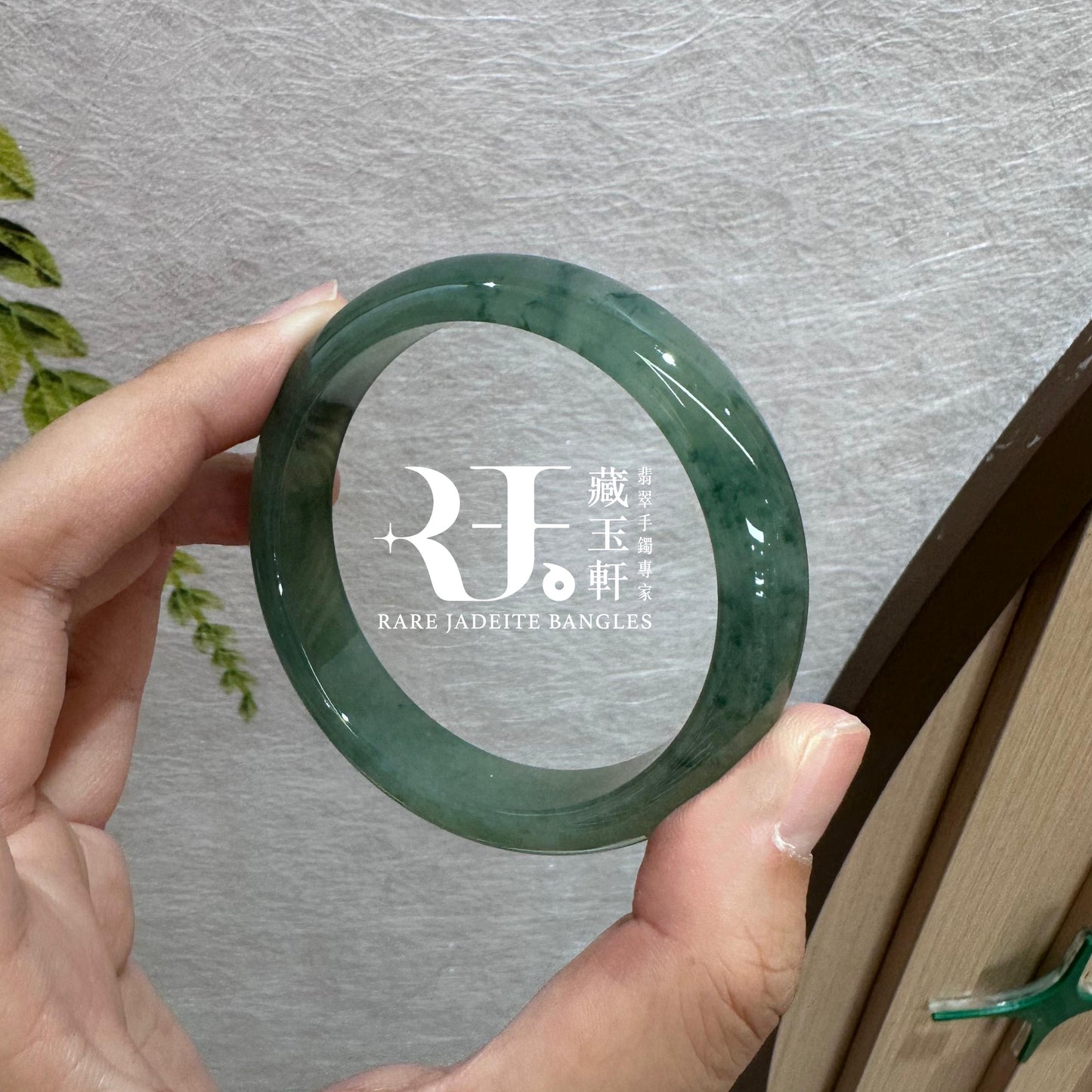 甜陽綠飄花平安鐲