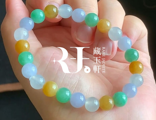 冰三彩珠子手串