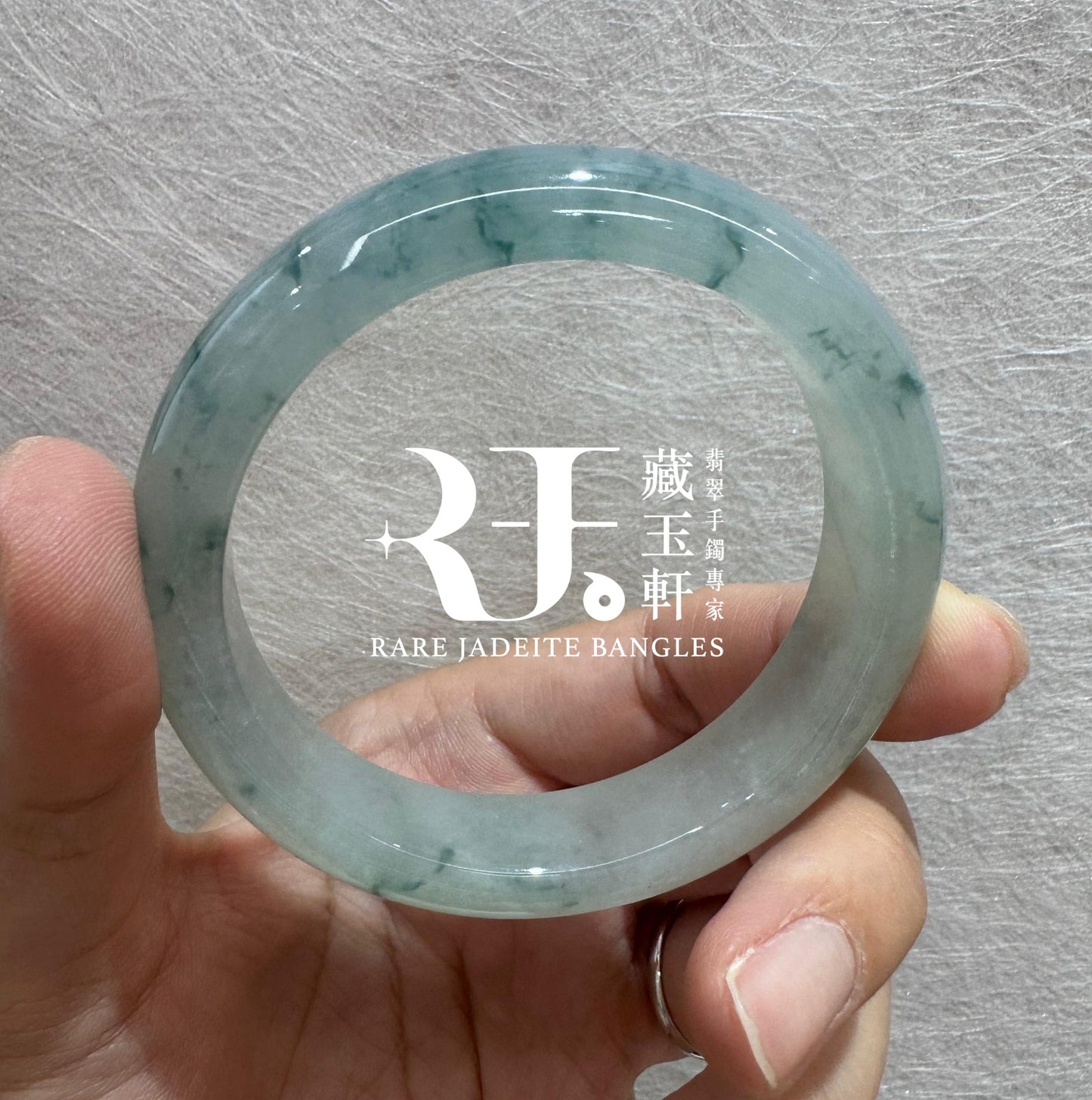 冰飄綠花平安鐲