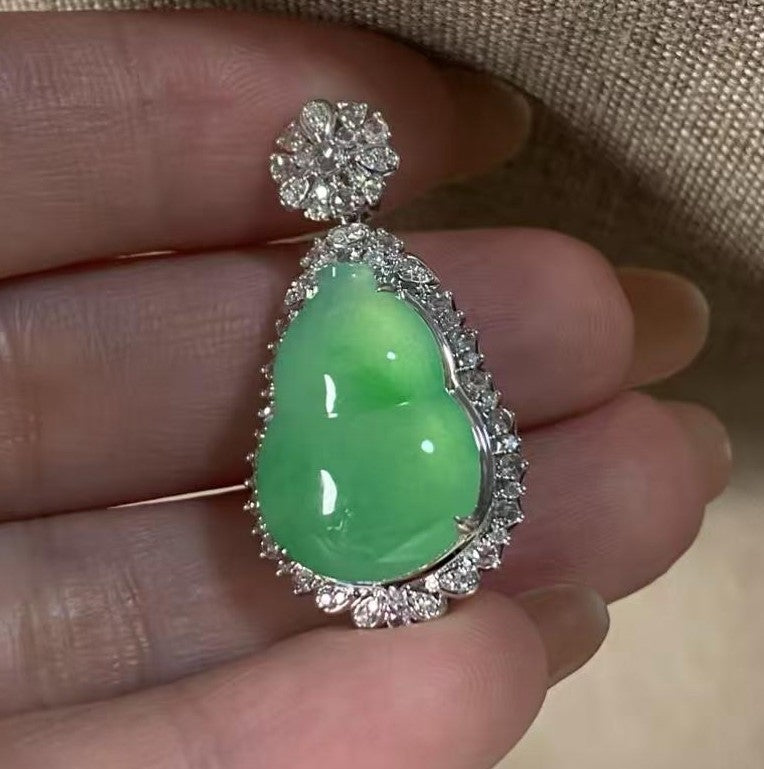 甜陽綠葫蘆吊墜