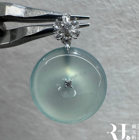 木那晴藍平安扣