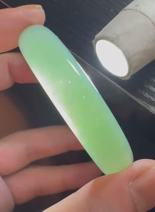 甜陽綠飄花平安鐲