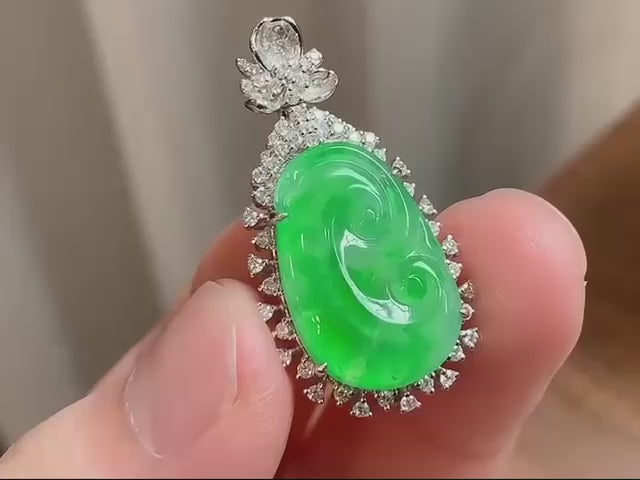 如意牌| Rare Jadeite 藏玉軒